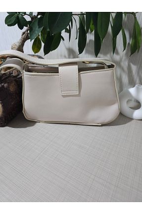 کیف مجلسی بژ زنانه چرم مصنوعی ÇANTA - کد 842810391