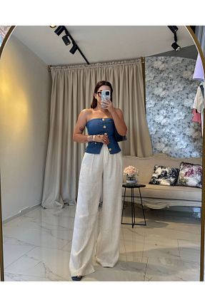 شلوار نباتی زنانه پارچه Pop - کد 847918527