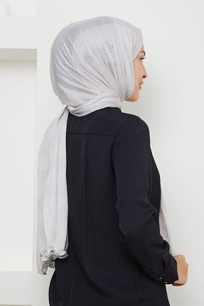 شال طوسی زنانه پنبه پلی استر Golden Rose - کد 847943478