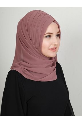 روسری صورتی ساده Yasmin S