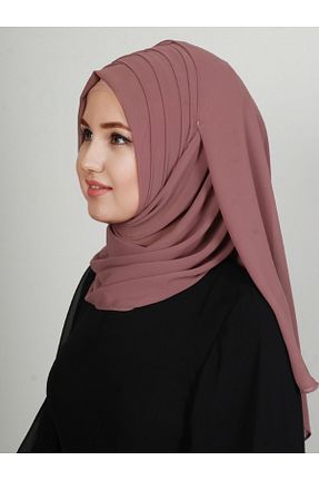 روسری صورتی ساده Yasmin S
