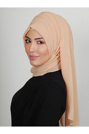 روسری طلائی ساده Yasmin S