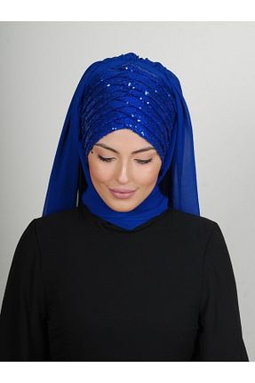 روسری سرمه ای ساده Yasmin S