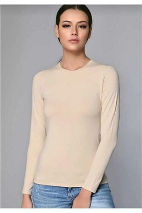 بادی بژ زنانه یقه دوچرخه GNSGİYİM - کد 701232997