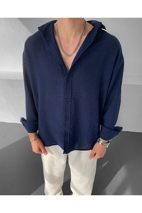 پیراهن سرمه ای زنانه اورسایز NO1 KONSEPT - کد 848115786