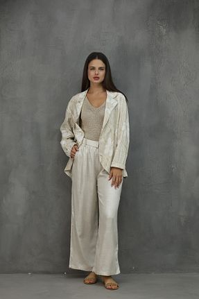 شلوار نباتی زنانه کتان Ragazze Ventenni - کد 848097647