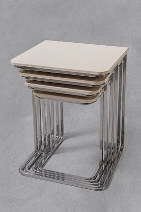زیگون بژ MDF Veys Sehpa - کد 846981300