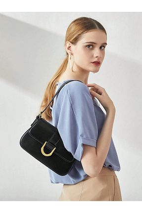 کیف دستی مشکی زنانه پارچه ای Housebags - کد 844060151