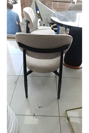 صندلی آشپزخانه مشکی فلزی voguetasarım - کد 848210659