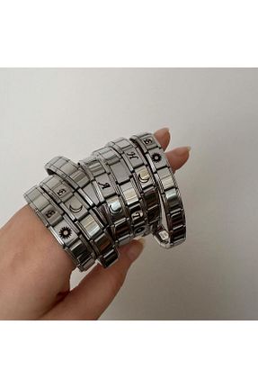 دستبند استیل (فولاد) زنانه استیل ضد زنگ Rasyonel lazer - کد 848227623