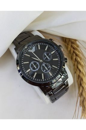 ساعت مچی مشکی مردانه 41-45 میلی متر ÇENÇEN - کد 372416609
