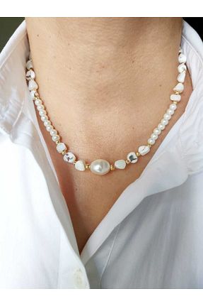 گردنبند مروارید سفید DEVİ fashion - کد 785668070
