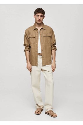 کت قهوه ای مردانه رگولار MANGO Man - کد 814961830