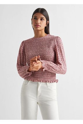 تیشرت صورتی زنانه رگولار MANGO Teen - کد 787876269