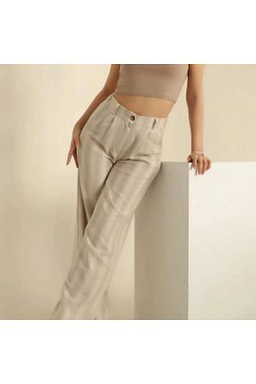 شلوار نباتی زنانه کتان TOCKA - کد 838715532