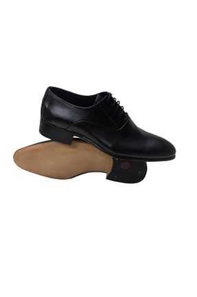 کفش کلاسیک مشکی مردانه چرم خالص SULA - کد 48889739