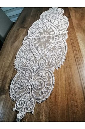 رومیزی سفید Şönil Neweste - کد 785833238