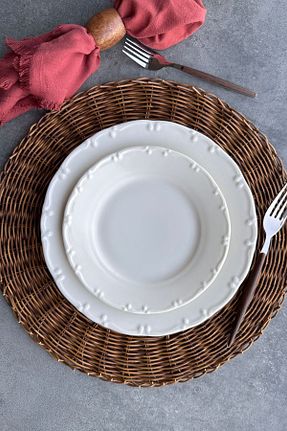 سرویس غذاخوری بژ 6 نفره porselenden - کد 838794342
