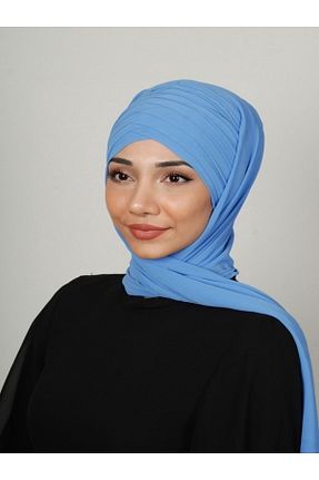 روسری بژ کرپ Yasmin S