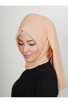 روسری طلائی شیفون Yasmin S