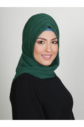 روسری سبز ساده Yasmin S