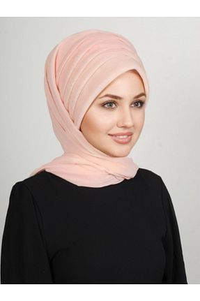 روسری صورتی پنبه ای Yasmin S