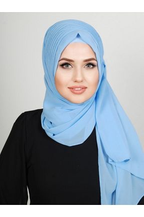 روسری بژ شیفون Yasmin S