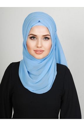 روسری بژ ساده Yasmin S