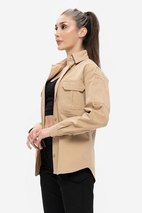 پیراهن بژ زنانه رگولار SOUTH COL - کد 313723073