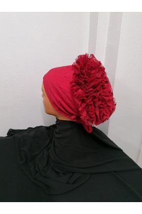 روسری قرمز پنبه ای Yasmin S