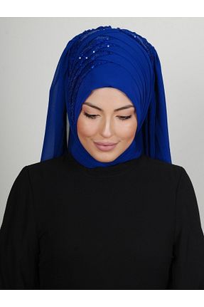 روسری سرمه ای شیفون Yasmin S