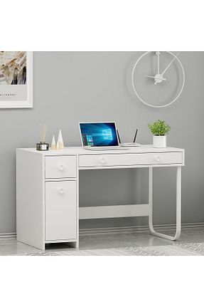 میز تحریر سفید 74 سانتی متر İNARCH DİZAYN - کد 762326048
