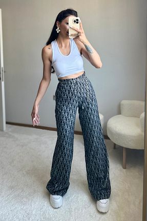 شلوار طوسی زنانه مخلوط ویسکون MoyStore - کد 839027652