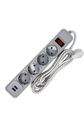 پریز مشکی Techmaster - کد 81555136