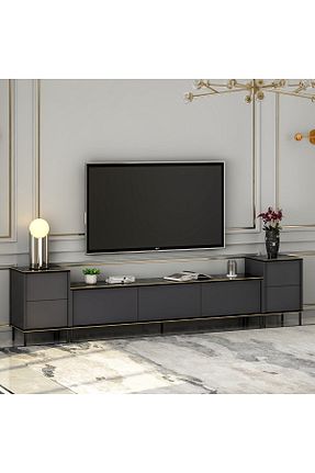 میز و پایه تلویزیون طوسی Suntalam İNARCH DİZAYN - کد 365957530