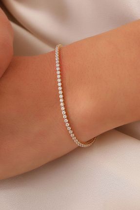 دستبند طلا زرد زنانه 14 عیار KILIÇOĞLU - کد 815416120