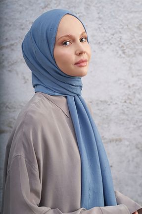 شال آبی زنانه پلی استر ARMANDA - کد 848465081