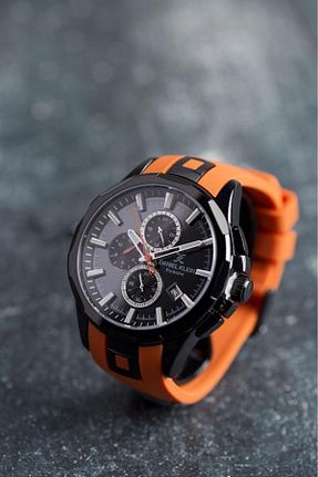 ساعت مچی نارنجی مردانه 46 میلی متر Daniel Klein - کد 840433626