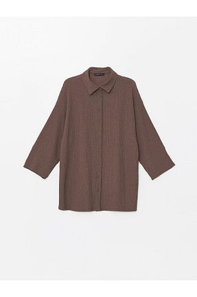 تونیک قهوه ای بافتنی LC Waikiki - کد 848506496