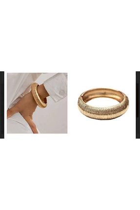 دستبند استیل (فولاد) طلائی زنانه استیل (فولاد) Seher - کد 848512644