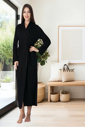 ربدوشام مشکی زنانه پنبه ای Genel Markalar - کد 848606280