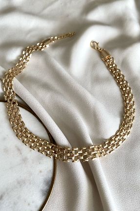 گردنبند جواهر طلائی زنانه روکش طلا gaila design - کد 779489280