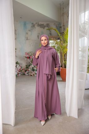 کلاه و ابایا صورتی زنانه پنبه ای Nissra - کد 830301964