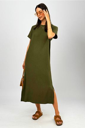 لباس سبز زنانه بافتنی Betimoda - کد 847708380