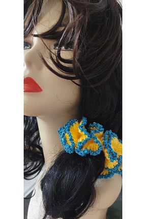 گیره سر زرد زنانه نخ متالیک Minelli Craft - کد 847342783