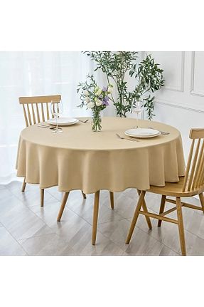 رومیزی قهوه ای پلی استر Zeren Home - کد 826491878