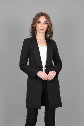 کت مشکی زنانه رگولار ÖNDER ÖZSOY - کد 237884843