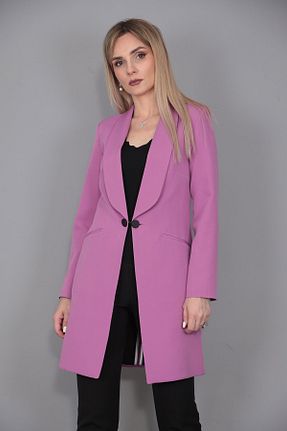 کت بنفش زنانه Blazer ÖNDER ÖZSOY - کد 744882350