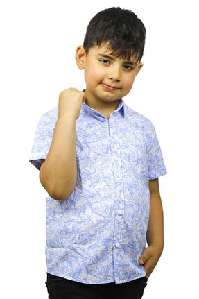 پیراهن سفید بچه گانه رگولار ASG TEKSTİL - کد 759312370