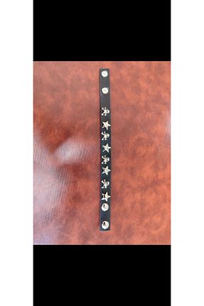 دستبند جواهر مشکی زنانه چرم Aksesuar - کد 848320592